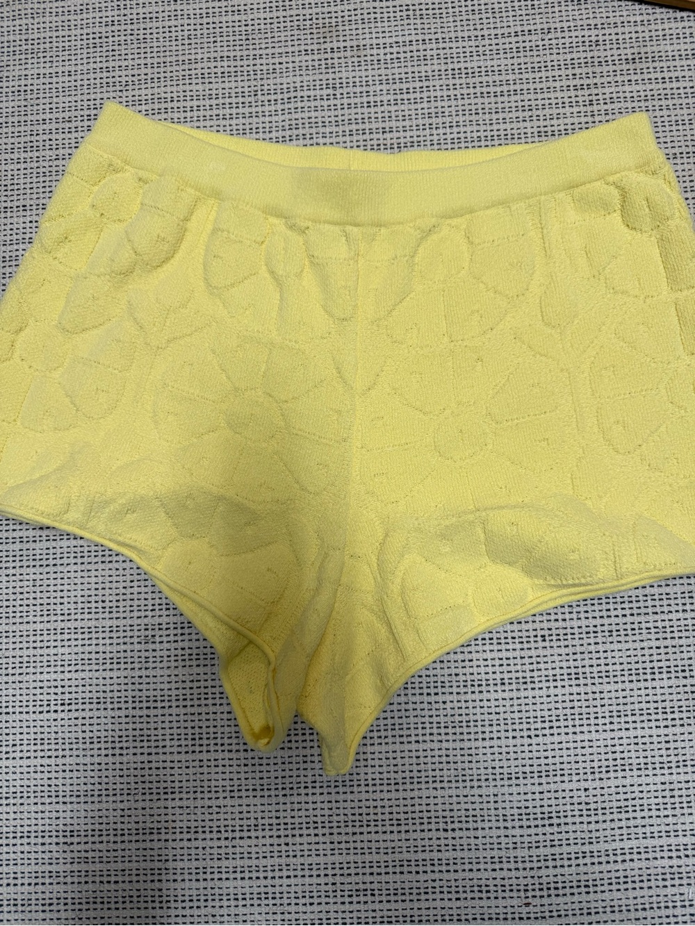 🎯60% OFF! NWOT Roller Rabbit x Target yellow terry floral pattern shorts